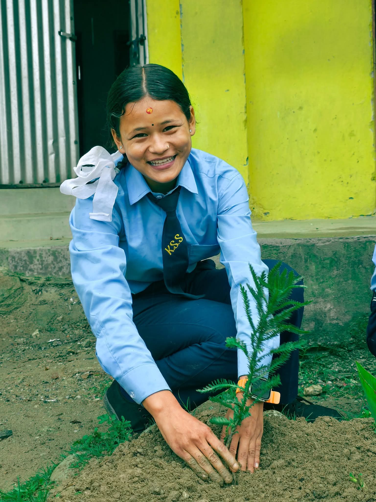 Green Clean and Peace School निर्माण 